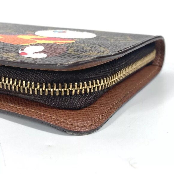 LOUIS VUITTON M61729 Monogram Panda Porto Monezup Murakami Takashi Long Wallet - Picture 8 of 15